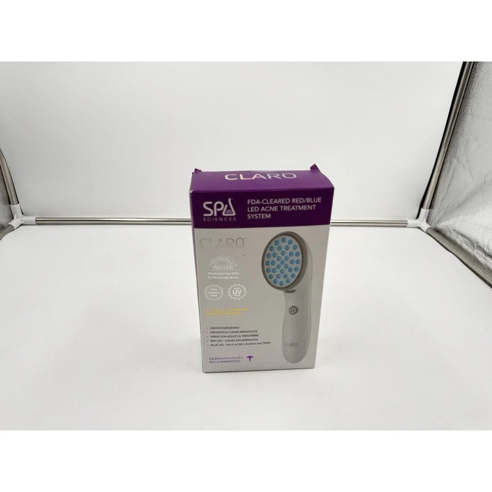 CLARO Acne Treatment Light Therapy‎ System by SPA Sciences, Blue & Red LED